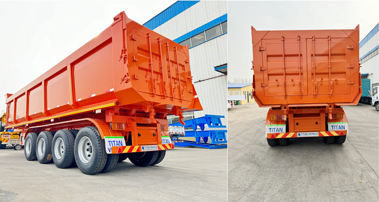 35 CBM Semi Dump Trailer Price in Mauritania