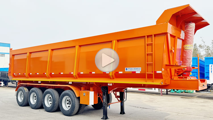 35 CBM Dumpster Trailer Price in Mauritania