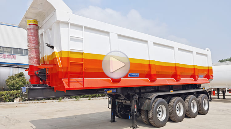 New 4 Axle Tipper Trailer for Sale Price in Mauritania