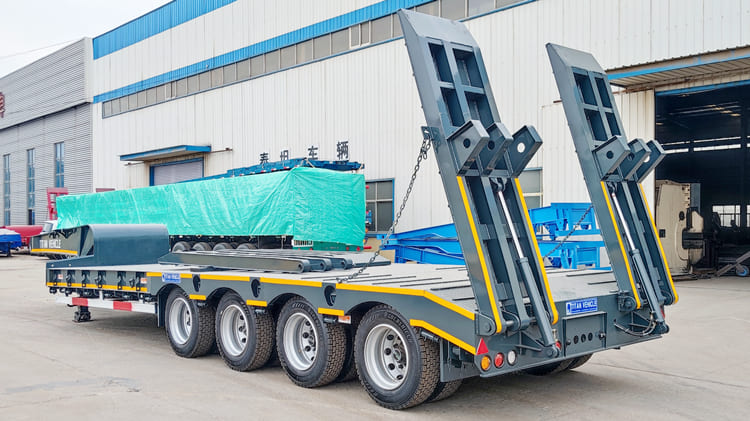 100 Tons Low Low Bed Trailer for Sale in Mauritania