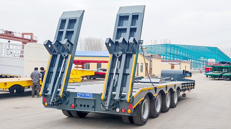 100 Tons Low Low Bed Trailer for Sale in Mauritania