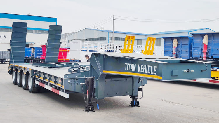 100 Tons Low Low Bed Trailer for Sale in Mauritania