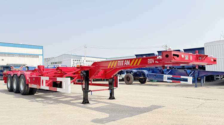 Tri Axle Container Chassis Trailer for Sale in Mauritania