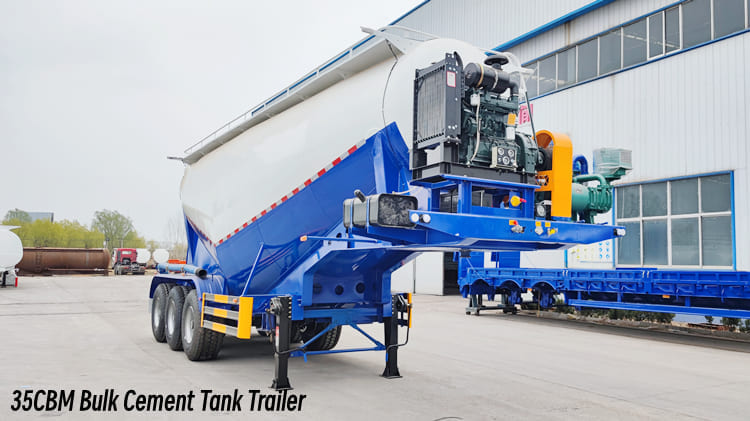 35CBM Bulk Cement Tank Trailer Price in Mauritania