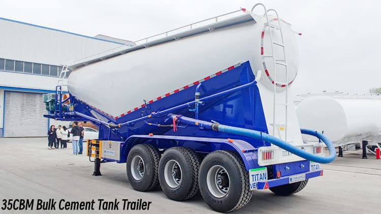 35CBM Bulk Cement Tank Trailer Price in Mauritania