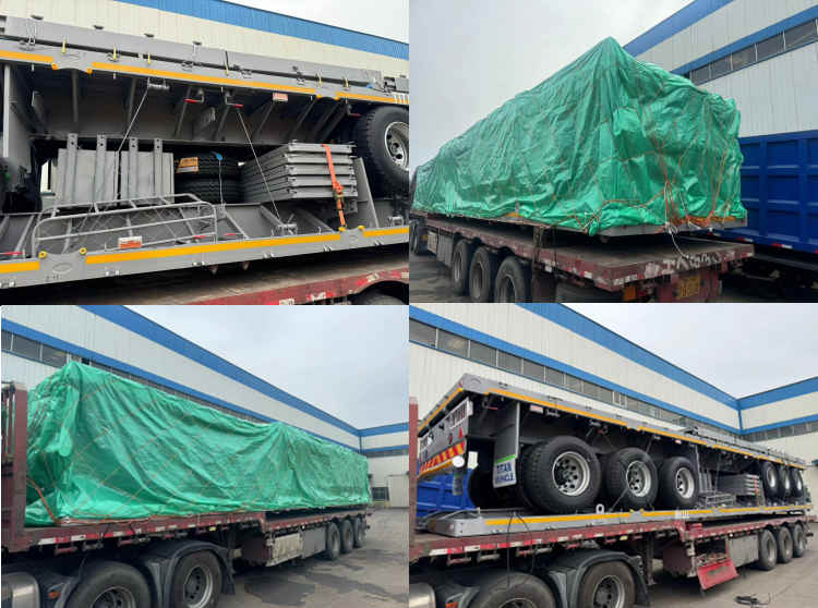 New 3 Axle 40ft Flat Bed Semi Trailer for Sale in Mauritania, Nouakchott