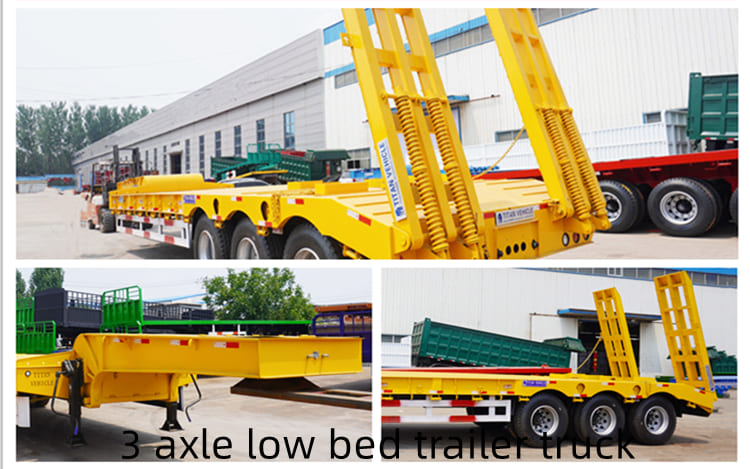 3 Axle Low Bed Trailer Truck for Sale in Mauritania, Nouakchott