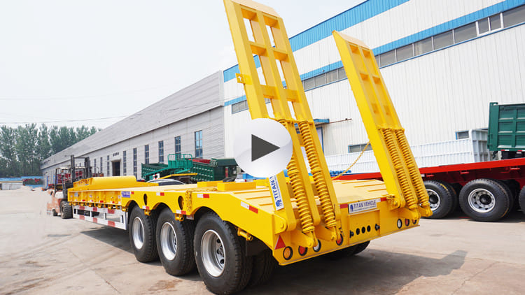 3 Axle Low Bed Trailer Truck for Sale in Mauritania, Nouakchott