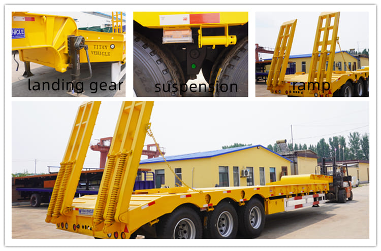 3 Axle Low Bed Trailer Truck for Sale in Mauritania, Nouakchott