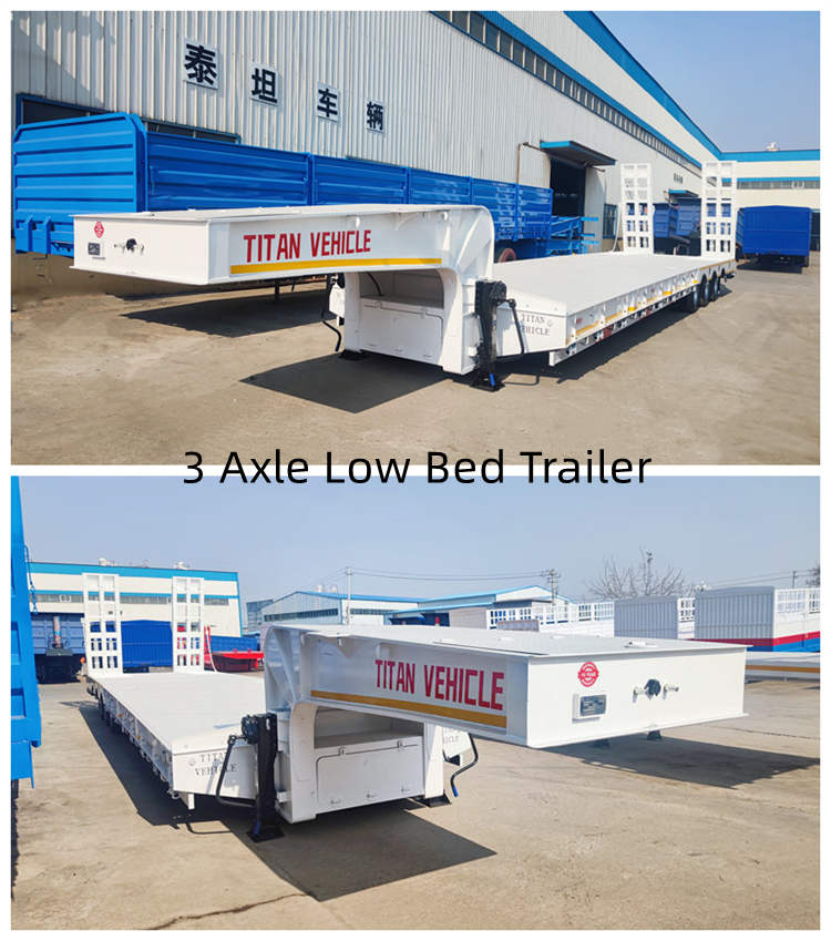 3 Axle Low Bed Trailer for Sale in Mauritania, Nouakchott