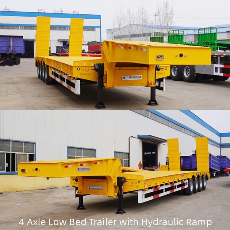 40 Feet Low Bed Trailer for Sale in Mauritania, Nouadhibou