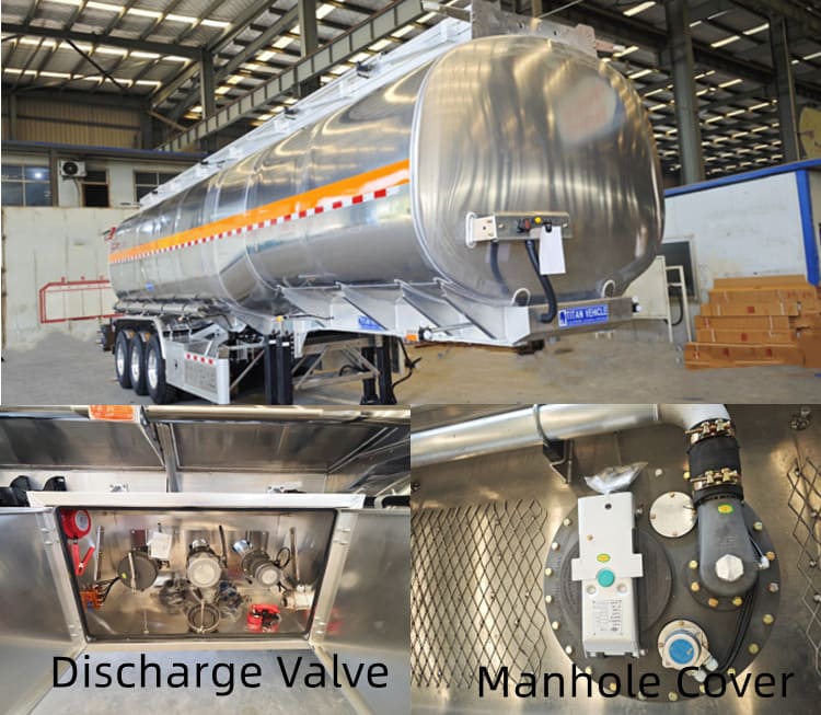 50000 Liters Aluminum Fuel Tanker for Sale in Mauritania, Nouakchott