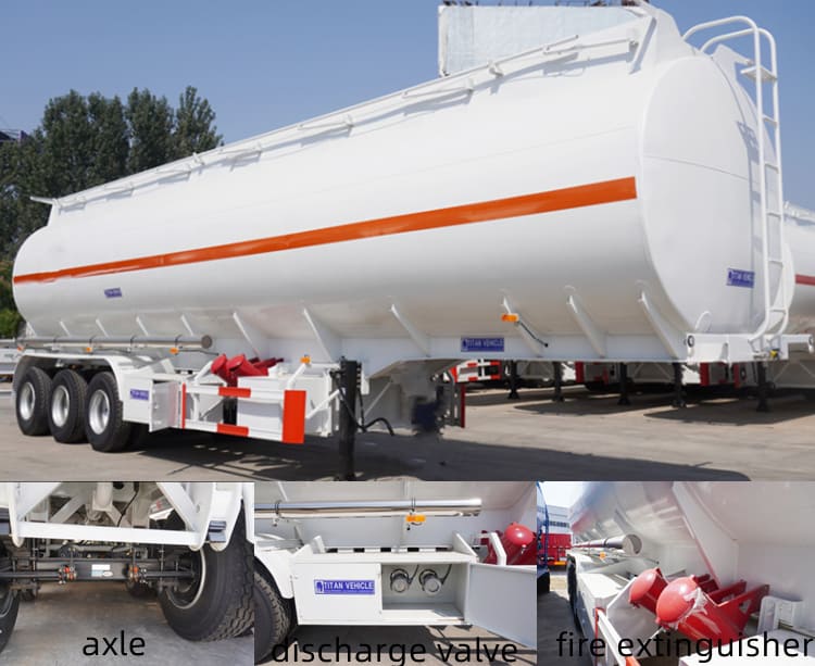 Tri Axle Tanker Trailer Price for Sale in Mauritania, Nouadhibou
