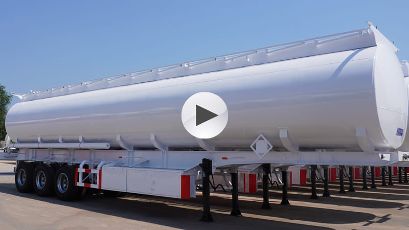 45000 Liters Diesel Fuel Tanker Trailer for Sale in Mauritania, Nouakchott