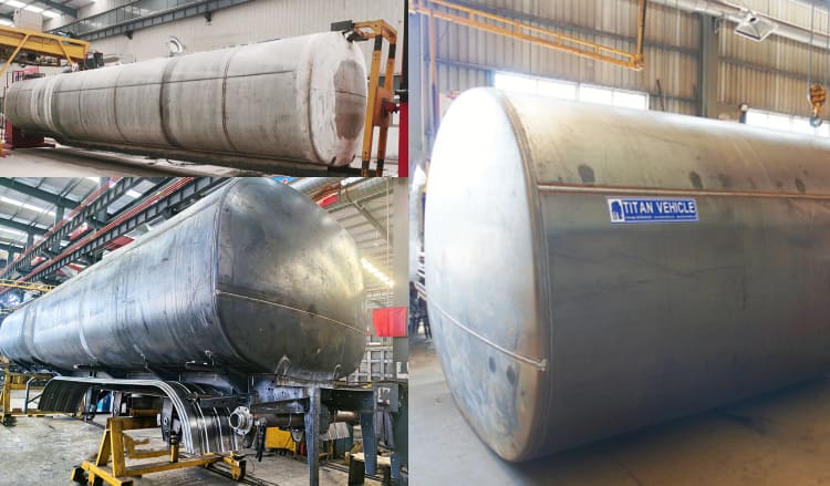 Tri Axle Diesel Tanker Trailer for Sale in Mauritania, Nouadhibou