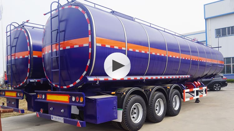 Tri Axle Diesel Tanker Trailer for Sale in Mauritania, Nouadhibou