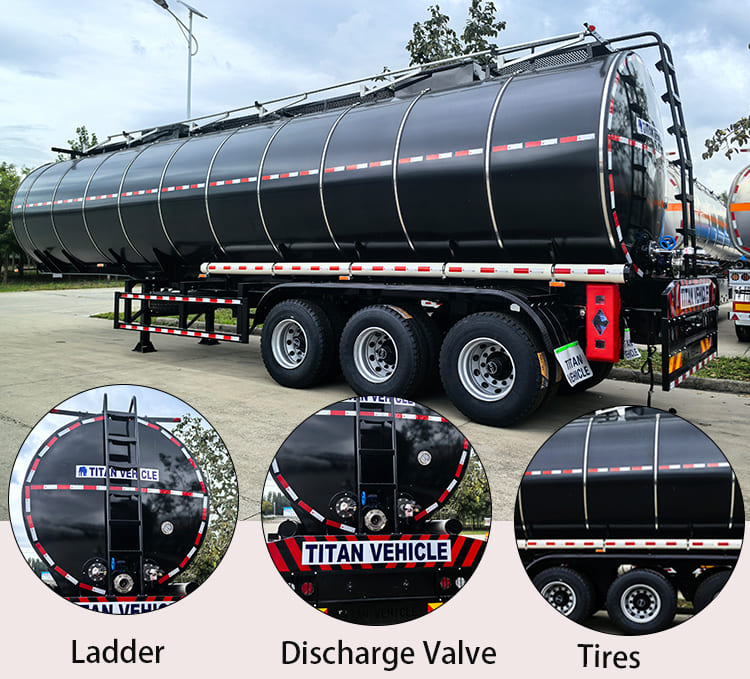40000 Liters Fuel Tanker Trailer Price for Sale in Mauritania, Nouadhibou