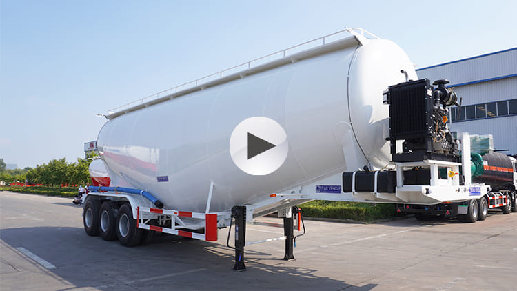 35CBM Bulk Cement Tank Trailer for Sale in Mauritania, Nouadhibou