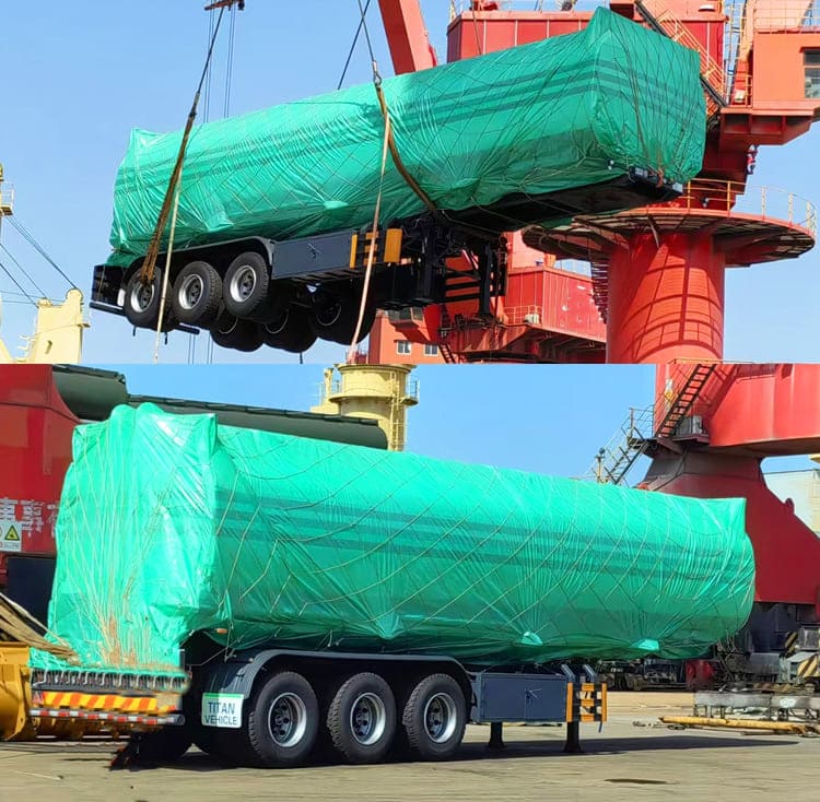 45000L Diesel Fuel Tanker Trailer for Sale in Mauritania, Nouakchott