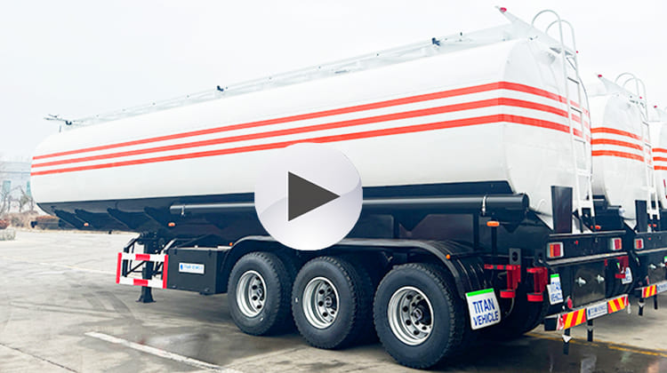 45000L Diesel Fuel Tanker Trailer for Sale in Mauritania, Nouakchott