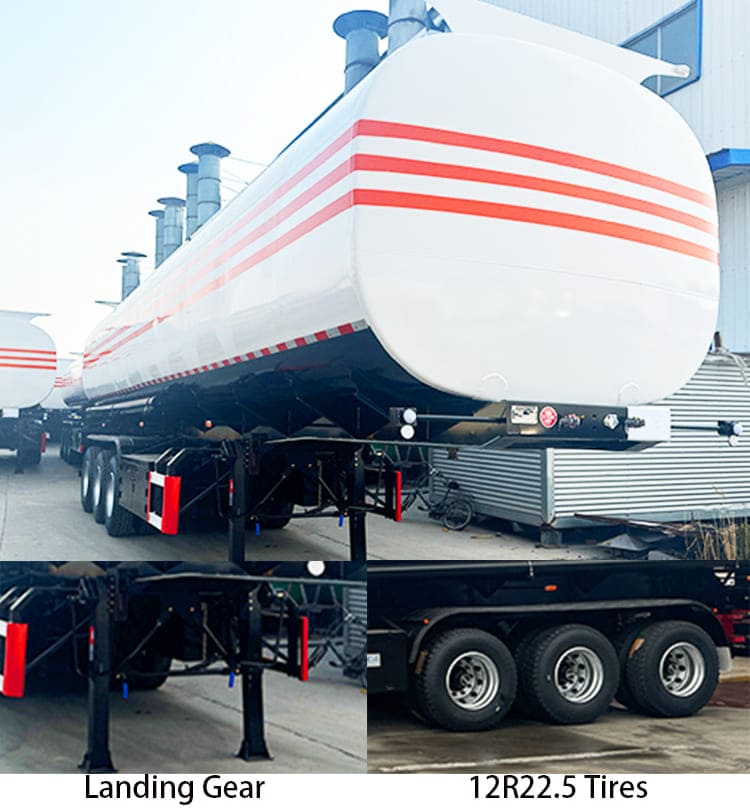 45000L Diesel Fuel Tanker Trailer for Sale in Mauritania, Nouakchott