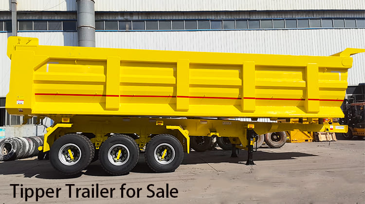 35CBM Tipper Trailer Price for Sale in Mauritania, Nouadhibou