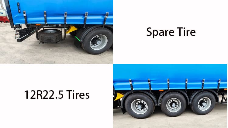Tri Axle Dry Van Trailer for Sale in Mauritania, Nouadhibou