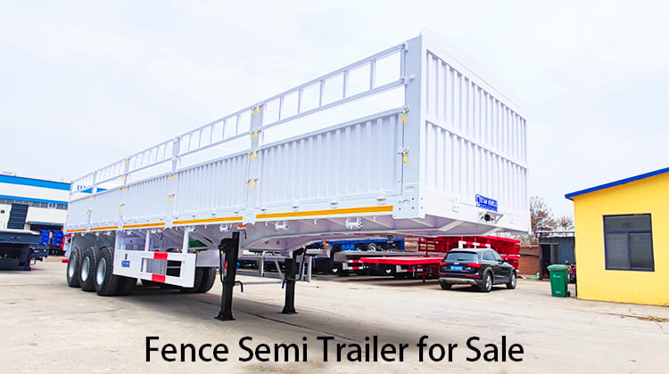 3 Axle Fence Semi Trailer for Sale in Mauritania, Nouadhibou