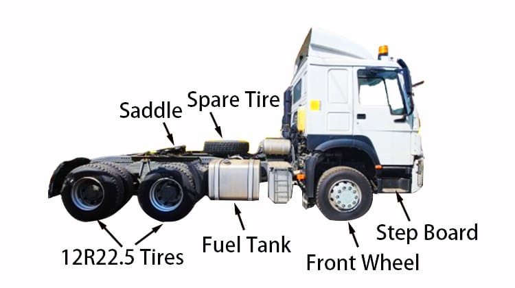 Sinotruk Howo 400 Tractor Truck for Sale in Mauritania, Nouadhibou