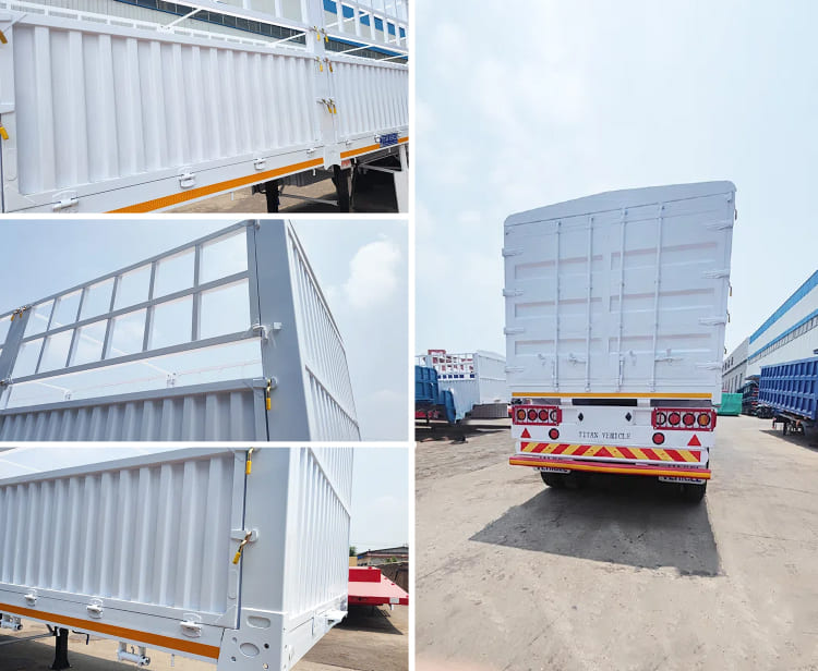 4 Axle Fence Semi Trailer Price for Sale in Mauritania, Nouadhibou