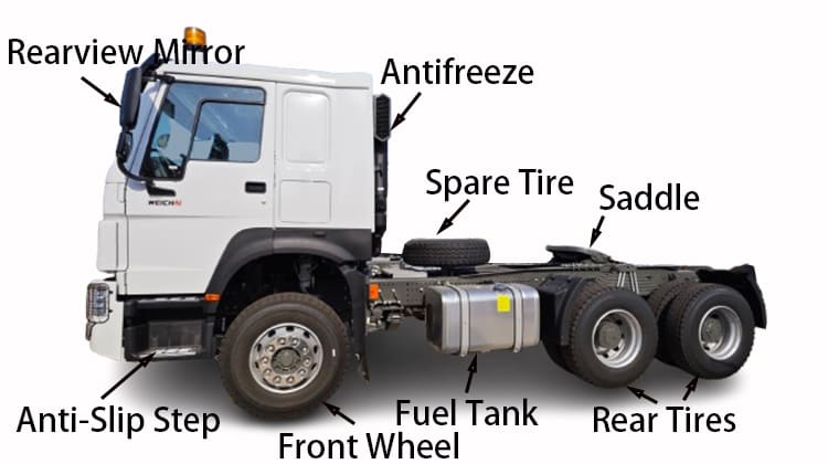 Sinotruk Howo 6x4 Tractor Truck for Sale in Mauritania, Nouadhibou