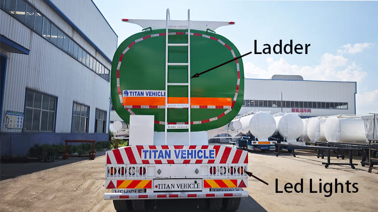 42000L Fuel Tanker Trailer Price for Sale in Mauritania, Nouakchott