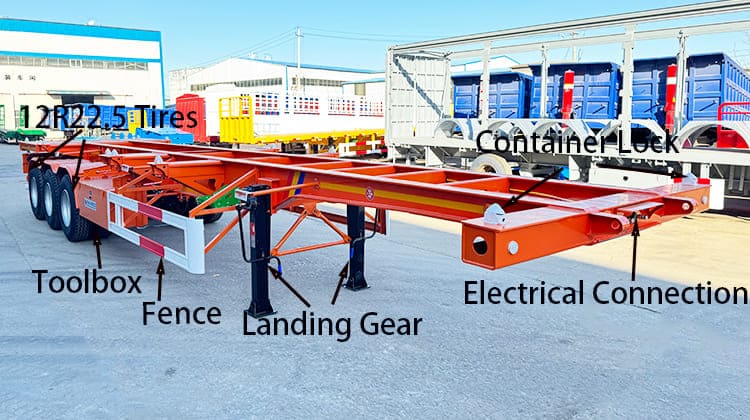 40 Foot Container Trailer for Sale in Mauritania, Nouakchott