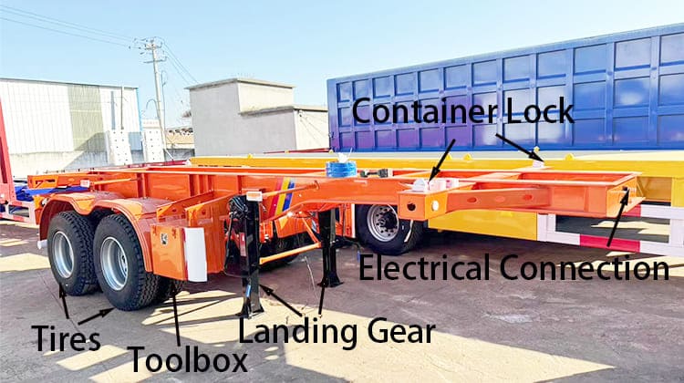 20 Foot Skeletal Trailer | Skeleton Trailer for Sale in Mauritania, Nouakchott