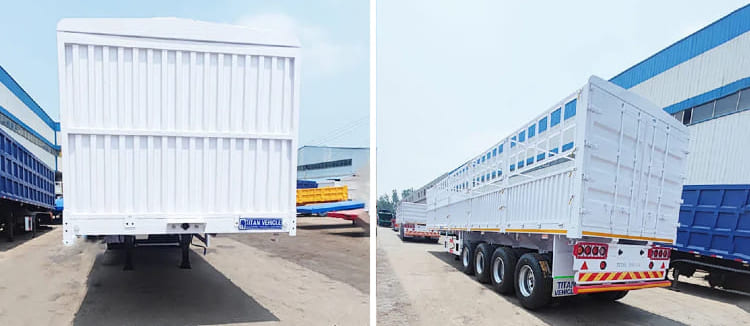 4 Axle Fence Semi Trailer Price for Sale in Mauritania, Nouadhibou