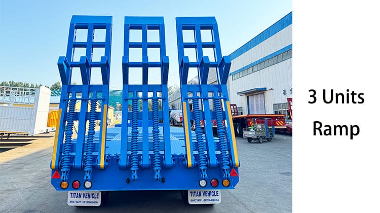 Tri Axle Semi Lowbed Trailer for Sale in Mauritania, Nouakchott
