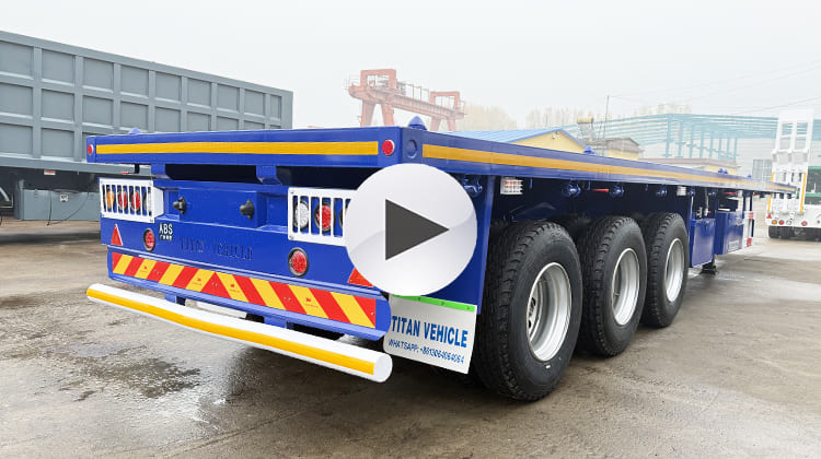 40 Feet Flatbed Trailer Semi Truck | Flatbed Semi Truck Trailer for Sale in Mauritania, Nouakchott