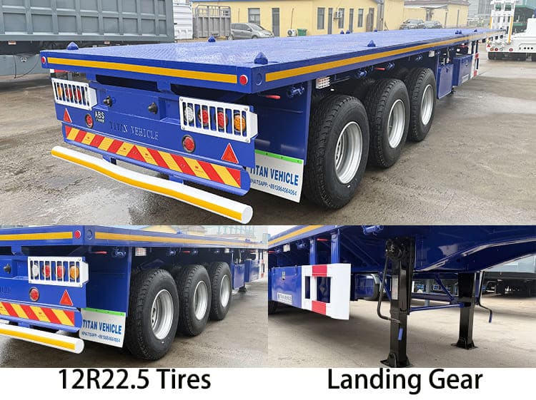 40 Feet Flatbed Trailer Semi Truck | Flatbed Semi Truck Trailer for Sale in Mauritania, Nouakchott