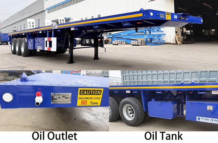 40 Feet Flatbed Trailer Semi Truck | Flatbed Semi Truck Trailer for Sale in Mauritania, Nouakchott