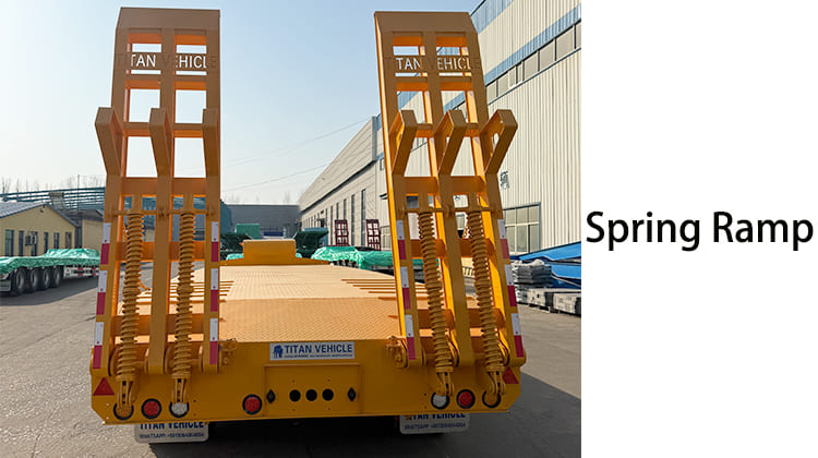 Tri Axle Truck Trailer Low Bed for Sale in Mauritania, Nouadhibou