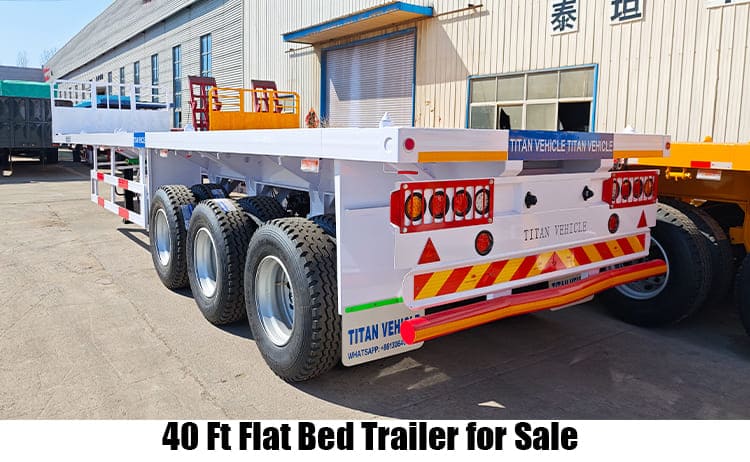 40 Ft Flat Bed Trailer for Sale in Mauritania