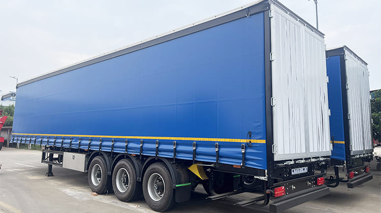 Curtainsider Dry Van Trailer for Sale in Mauritania