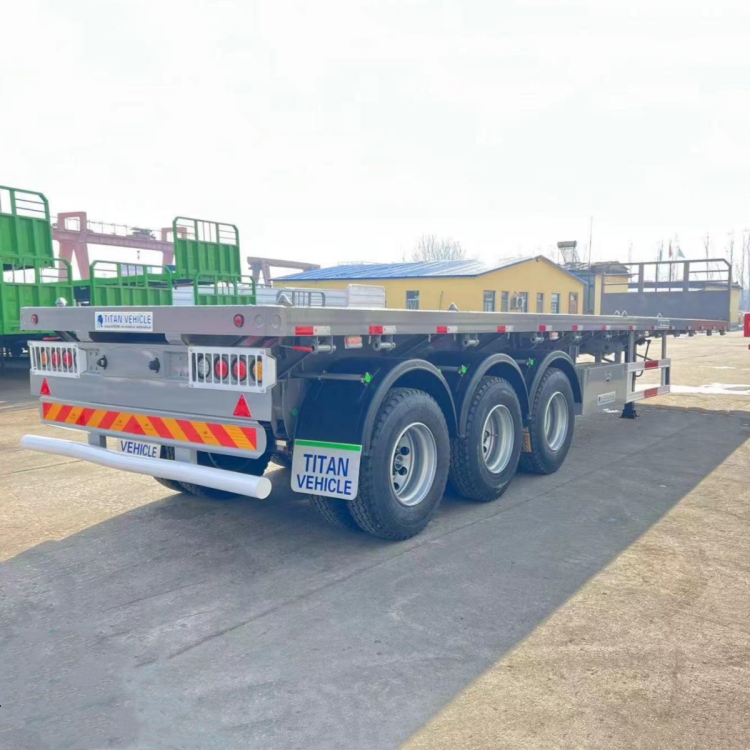 Flatbed Trailer with Front Wall