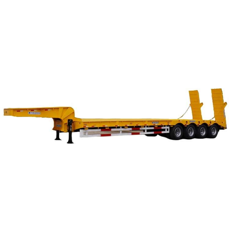 4 Axle 100 Ton Hydraulic Low Bed Truck