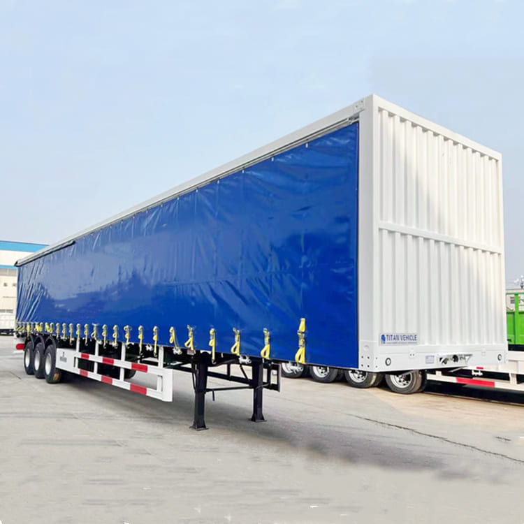 3 Axle Dry Box Semi Trailer 