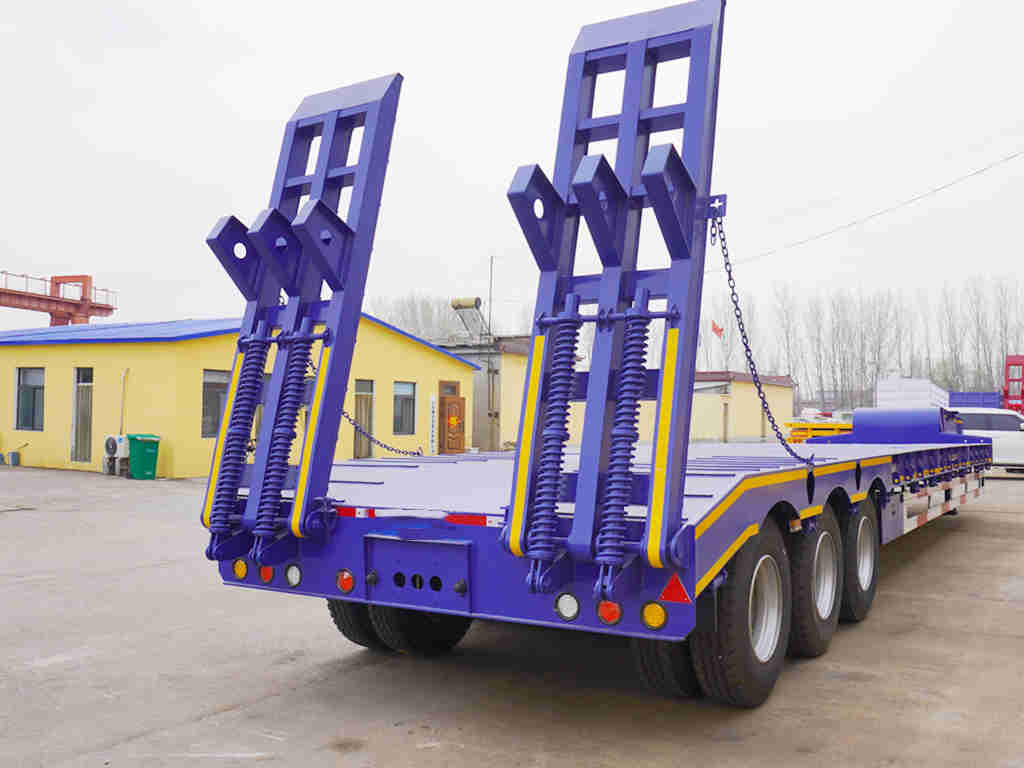 3 Axle 40ft Semi Lowbed Trailer