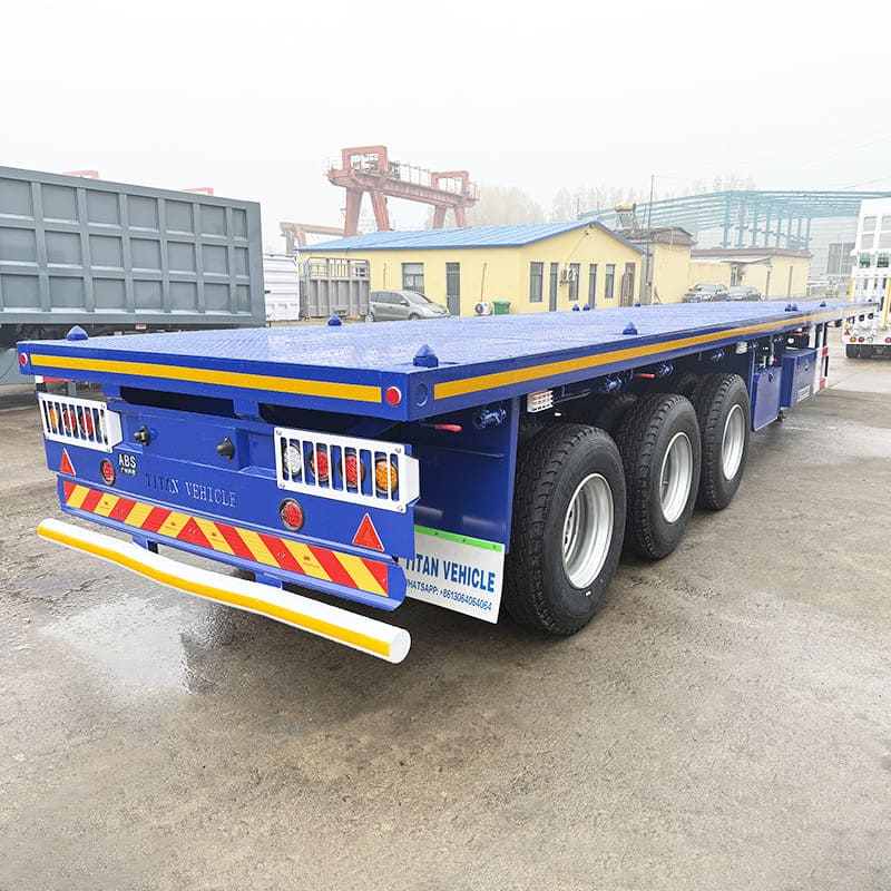 40 Feet Flatbed Semi Truck Trailer