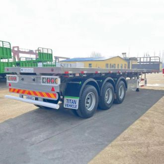 Flatbed Trailer with Front Wall
