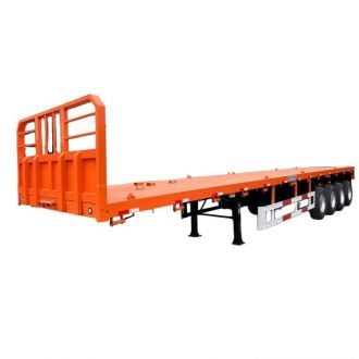 4 Axle 40 Foot Flatbed Trailer Price 