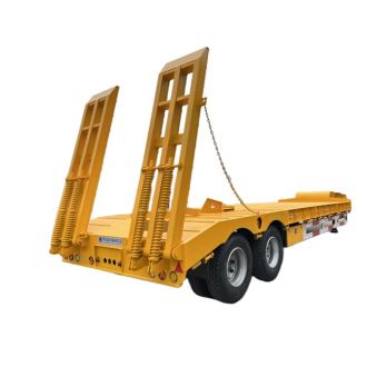 2 Axle 40Ft Semi Low Bed Trailer